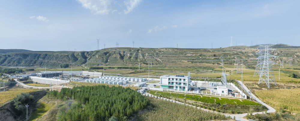 Hybride Energiespeicherstation